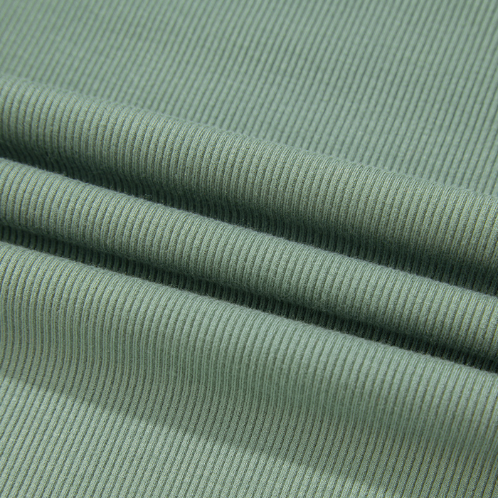 Love Kuza -Soft Moss Colorblock Lounge Top