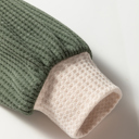  Love Kuza - Evergreen Breeze Waffle Knit Top