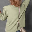  Love Kuza - Soft Sage Poet Sleeve Top