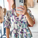  <.> - Iris Whisper Peplum Blouse