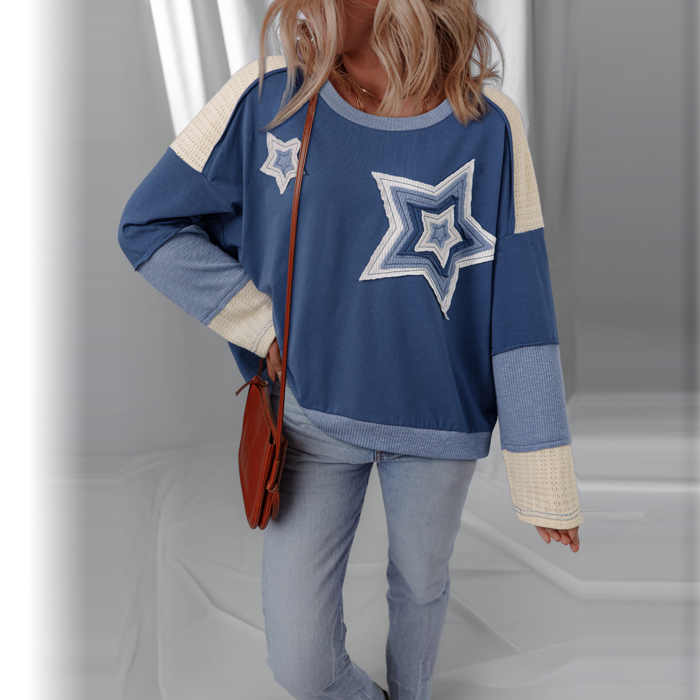 Love Kuza - Starlight Patchwork Pullover