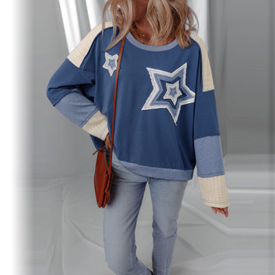 Love Kuza - Starlight Patchwork Pullover