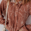  Love Kuza - Rust Blossom Hoodie
