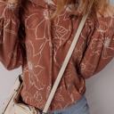  Love Kuza - Rust Blossom Hoodie