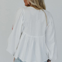  Love Kuza - Wildflower Whimsy Peasant Top