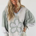  Love Kuza - Meadow Blossom Patchwork Hoodie