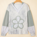  Love Kuza - Meadow Blossom Patchwork Hoodie