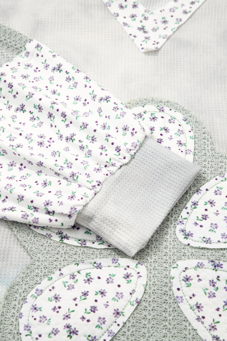 Love Kuza - Meadow Blossom Patchwork Hoodie