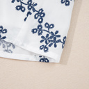  Love Kuza - Midnight Bloom Embroidered Blouse
