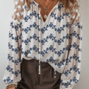  Love Kuza - Midnight Bloom Embroidered Blouse