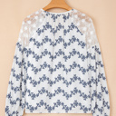  Love Kuza - Midnight Bloom Embroidered Blouse