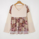  Love Kuza - Paisley Patchwork Waffle Top