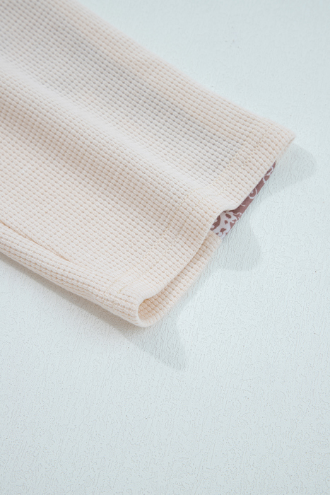 Love Kuza - Paisley Patchwork Waffle Top