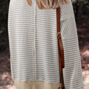  Love Kuza Striped Ease Knit Pullover