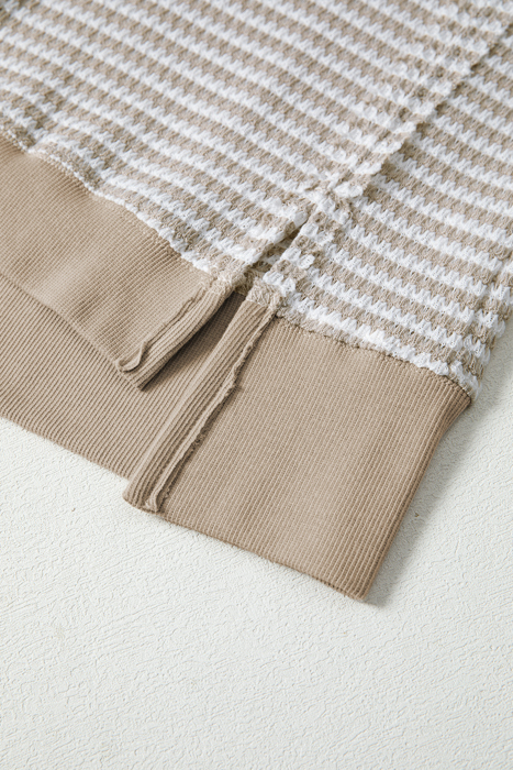 Love Kuza Striped Ease Knit Pullover