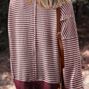  Love Kuza Striped Ease Knit Pullover