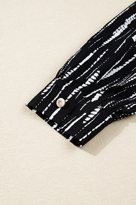 Love Kuza - Midnight Streak Blouse