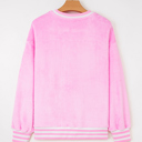  Love Kuza - Candy Cane Cheer Plush Sweatshirt