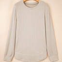  Love Kuza - Soft Horizon Ribbed Knit Top