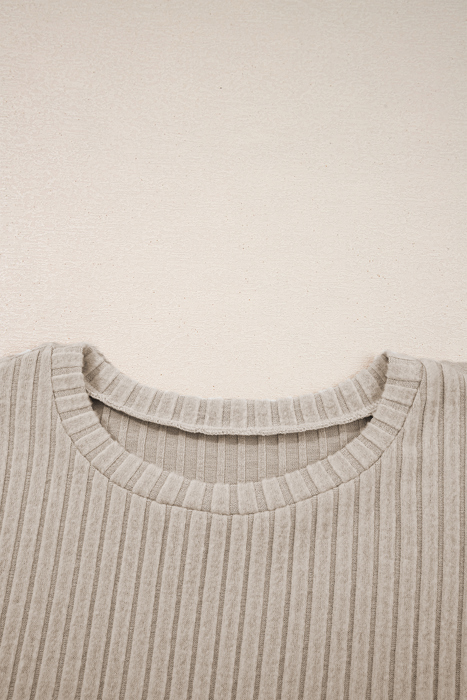 Love Kuza - Soft Horizon Ribbed Knit Top