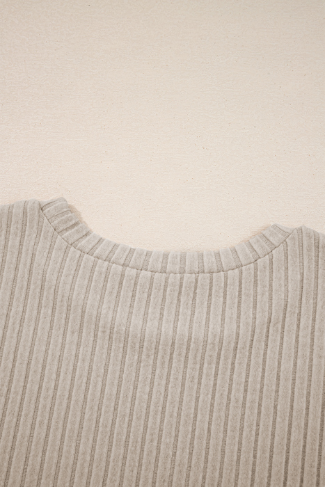 Love Kuza - Soft Horizon Ribbed Knit Top
