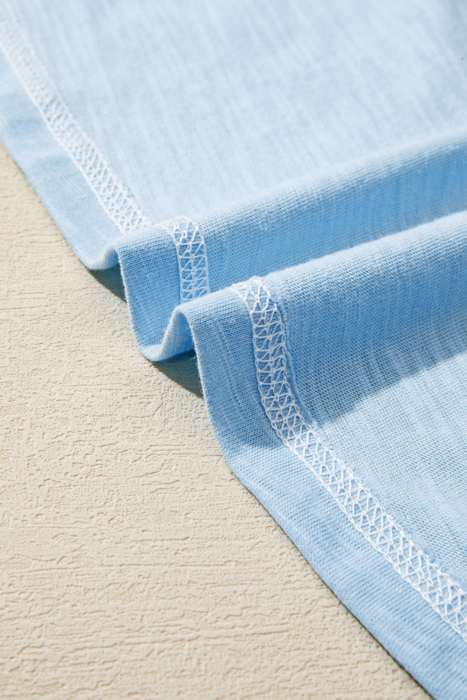 Love Kuza - Cotton Candy Stripes Raglan Tee