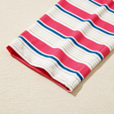  Love Kuza - Cotton Candy Stripes Raglan Tee