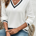  Love Kuza - Urban Edge Waffle Knit Top