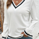  Love Kuza - Urban Edge Waffle Knit Top