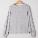  Love Kuza - Lace & Cozy Dream Knit Top