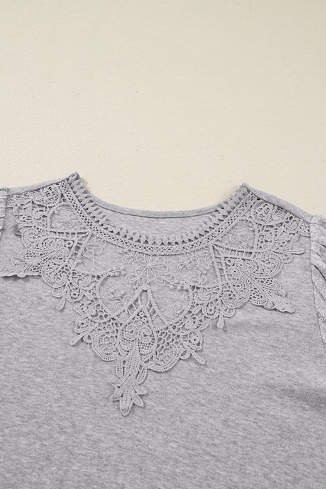 Love Kuza - Lace & Cozy Dream Knit Top