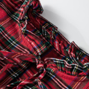  Love Kuza - Festive Pearl Tartan Blouse
