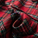  Love Kuza - Festive Pearl Tartan Blouse