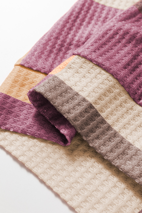 Love Kuza - Harvest Harmony Waffle Knit Top