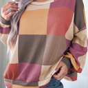  Love Kuza - Harvest Harmony Waffle Knit Top