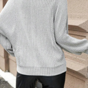  Love Kuza - Urban Rhythm Striped Knit Top