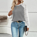  Love Kuza - Coffee & Contrast Lace Sweater