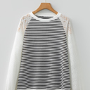  Love Kuza - Coffee & Contrast Lace Sweater