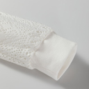  Love Kuza - Coffee & Contrast Lace Sweater