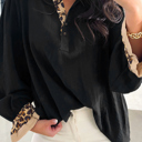  Love Kuza - Wild Grace Contrast Blouse