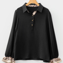  Love Kuza - Wild Grace Contrast Blouse
