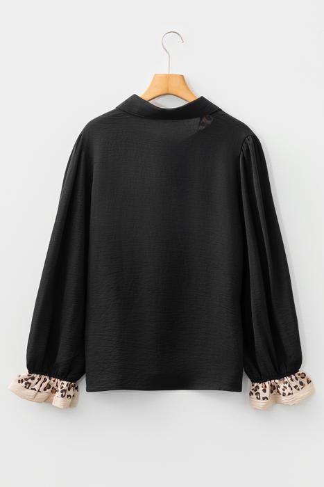 Love Kuza - Wild Grace Contrast Blouse