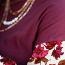  Love Kuza - Autumn Muse Floral Sleeve Top