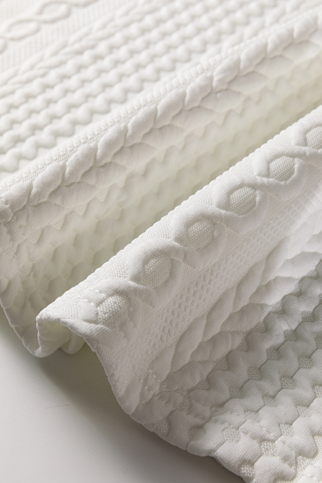 Love Kuza - Ivory Harbor Cable V-Neck Pullover