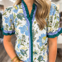  - Leopard Luxe Ruffle Shirt