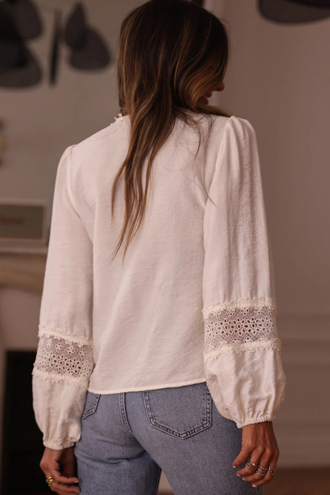 - Lumiure Lace Artisan Blouse