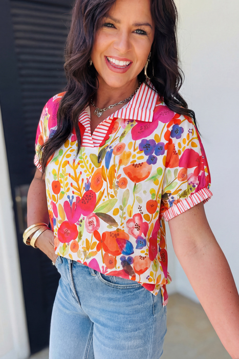 - Sunlit Meadow Bloom Top