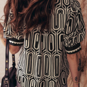  Love Kuza - Monochrome Mod Geo Tunic