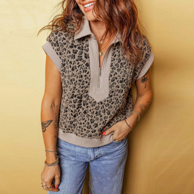 Love Kuza - Safari Chic Quarter-Zip Pullover