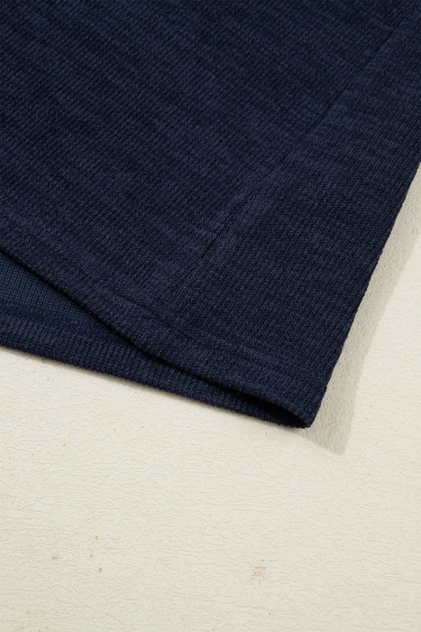 - Wild Side Contrast Ribbed Top